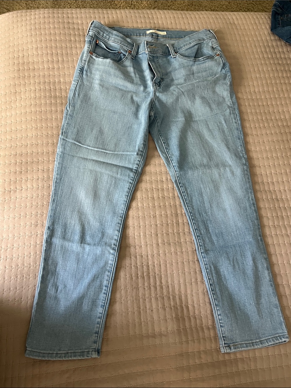 Levi's Light Blue Straight Leg Women's Jeans